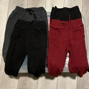 3T boys cotton joggers bundle